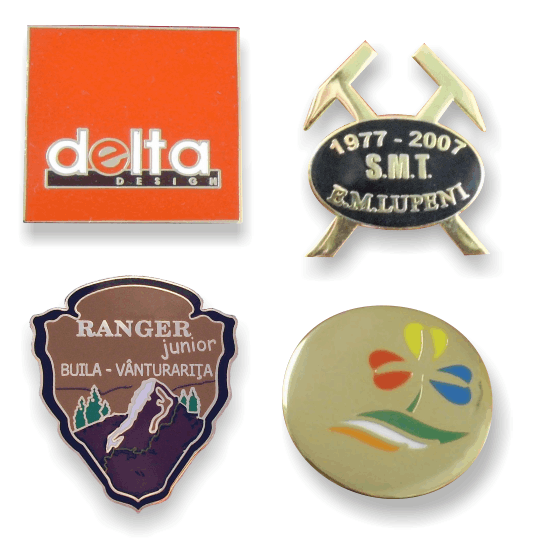 Insigne cu email solid